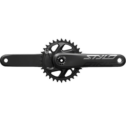 SRAM CRANK STYLO CARBON DUB 175mm BLK 32T (6mm) - biket.co.za