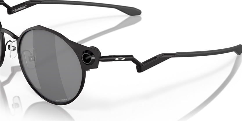 Oakley Deadbolt- Satin Black- Prizm Black Polarized - biket.co.za