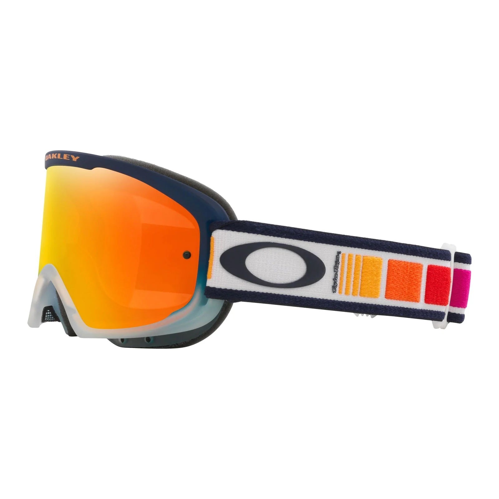 Oakley O frame 2.0 pro mtb goggles- Troy lee designs orange blocks