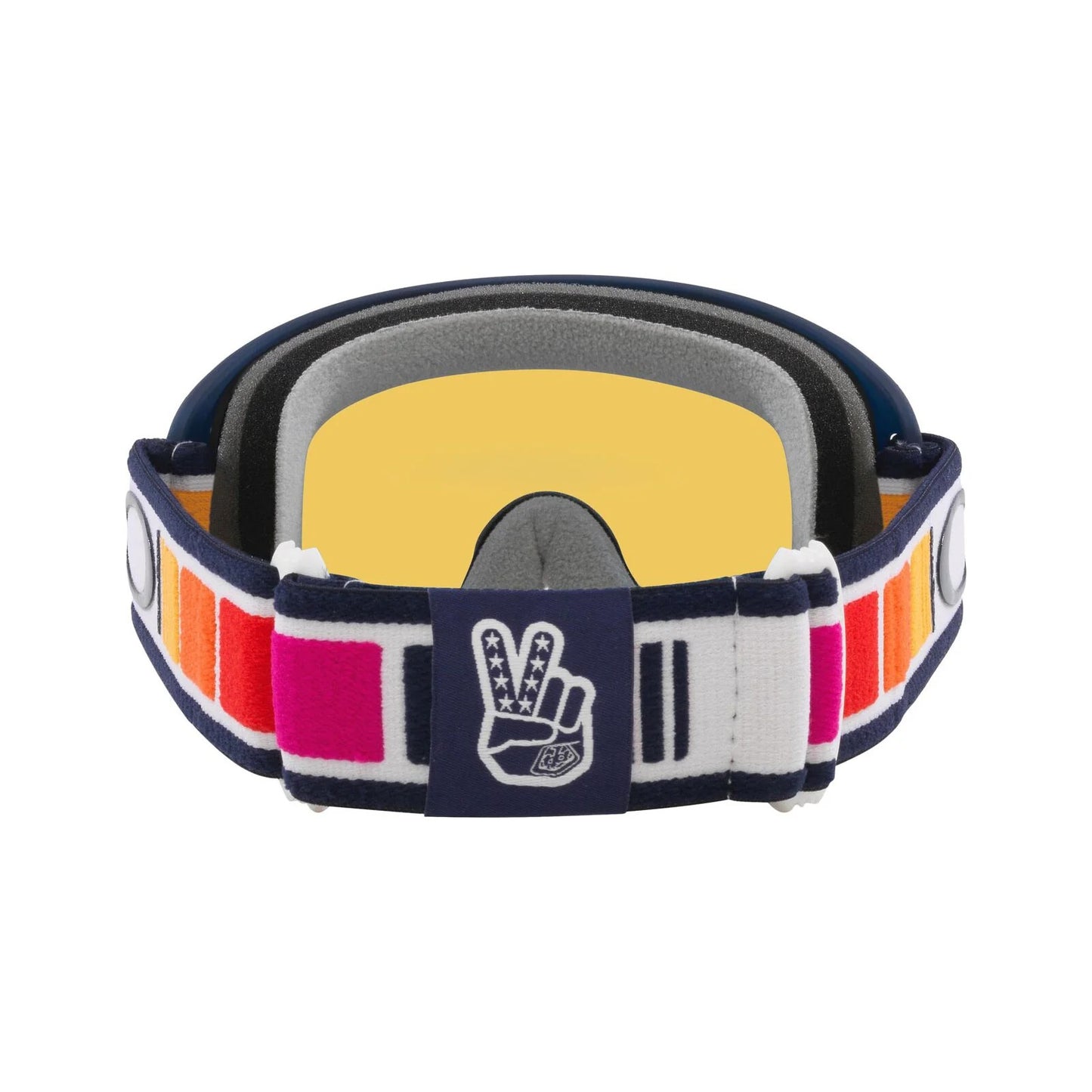 Oakley O frame 2.0 pro mtb goggles- Troy lee designs orange blocks - biket.co.za