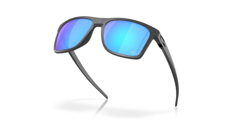 Oakley Leffingwell Maverick Viñales Signature Series Matte Dark Grey- Prizm Sapphire - biket.co.za