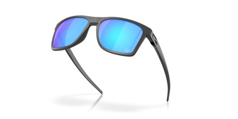 Oakley Leffingwell Maverick Viñales Signature Series Matte Dark Grey- Prizm Sapphire - biket.co.za