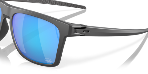 Oakley Leffingwell Maverick Viñales Signature Series Matte Dark Grey- Prizm Sapphire - biket.co.za