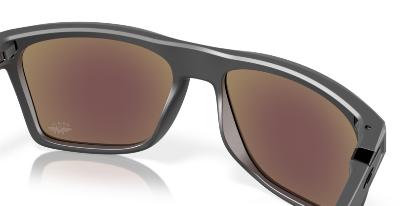 Oakley Leffingwell Maverick Viñales Signature Series Matte Dark Grey- Prizm Sapphire - biket.co.za