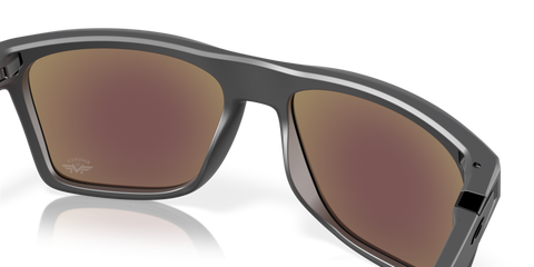 Oakley Leffingwell Maverick Viñales Signature Series Matte Dark Grey- Prizm Sapphire - biket.co.za