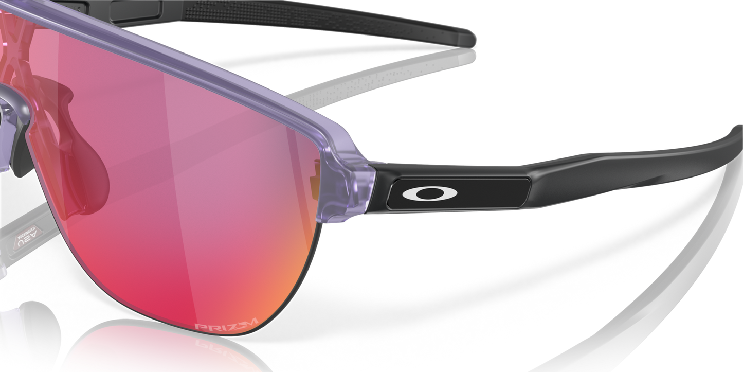 Oakley Corridor- Matte Transparent Lilac Prizm Road - biket.co.za