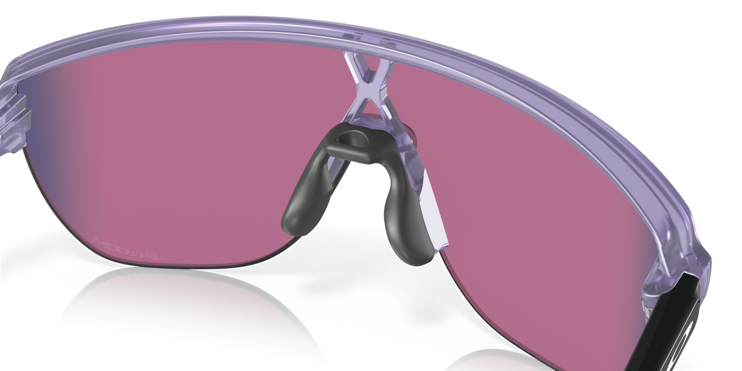 Oakley Corridor- Matte Transparent Lilac Prizm Road - biket.co.za