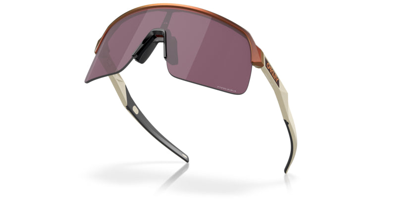 Oakley Sutro Lite- Matte red gold colorshift Prizm road black - biket.co.za