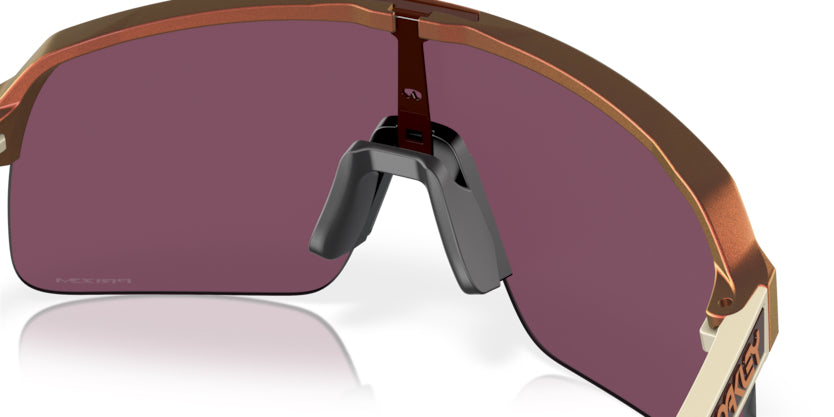 Oakley Sutro Lite- Matte red gold colorshift Prizm road black - biket.co.za