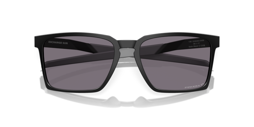 Oakley Exchange Sun- Satin Black Prizm Grey Polarized - biket.co.za