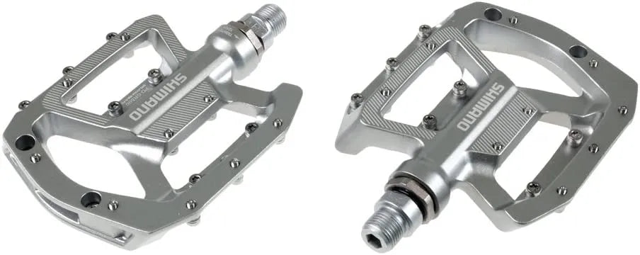 shimano pedal mtb pd-gr500 Shimano PDGR500 Pedal Flat- Silver – biket.co.za