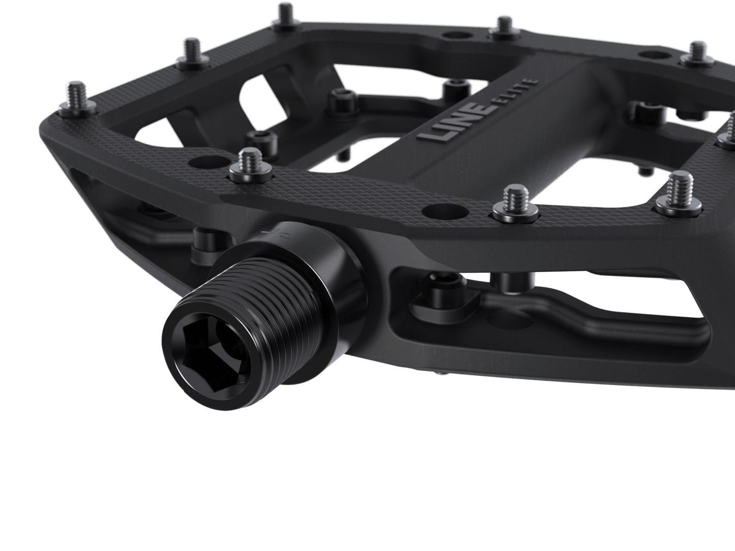 Trek Line Elite Flat Pedal Set- Matte Black - biket.co.za