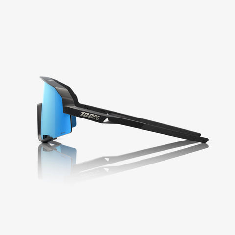 100% SLENDALE Matte Black HiPER® Blue Multilayer Mirror Lens