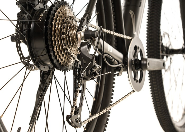 Avalanche Electric Bike MTE 29ER- Charcoal/ Black - biket.co.za