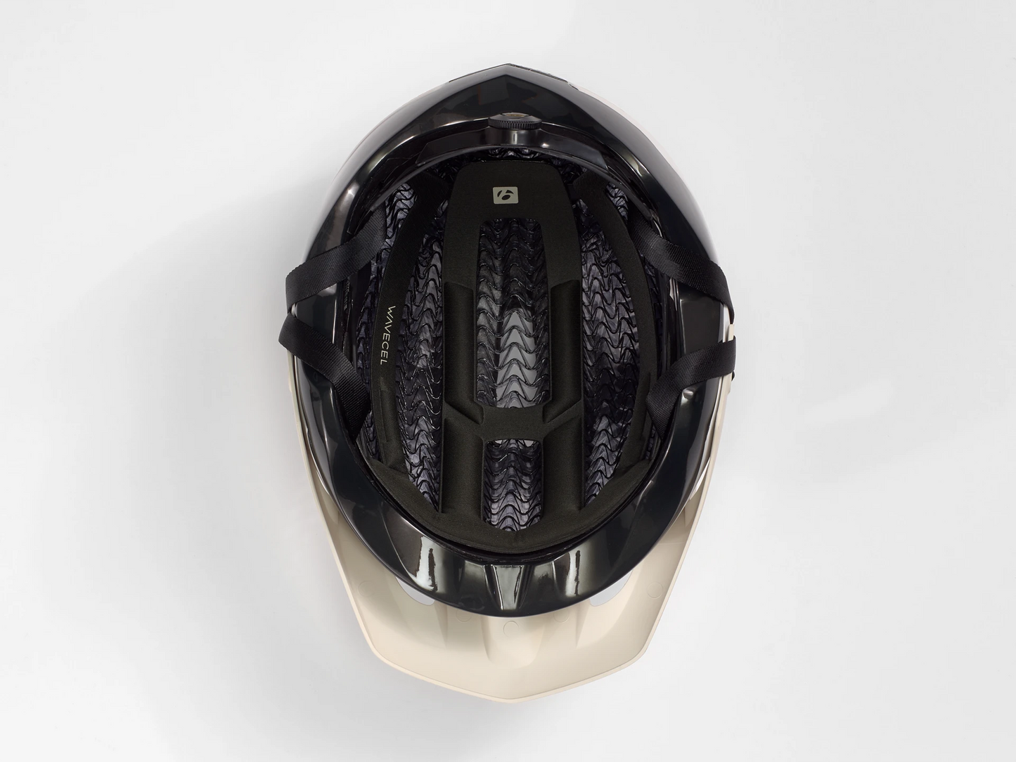 Bontrager Blaze WaveCel Mountain Bike Helmet- Era White/ Black Olive - biket.co.za
