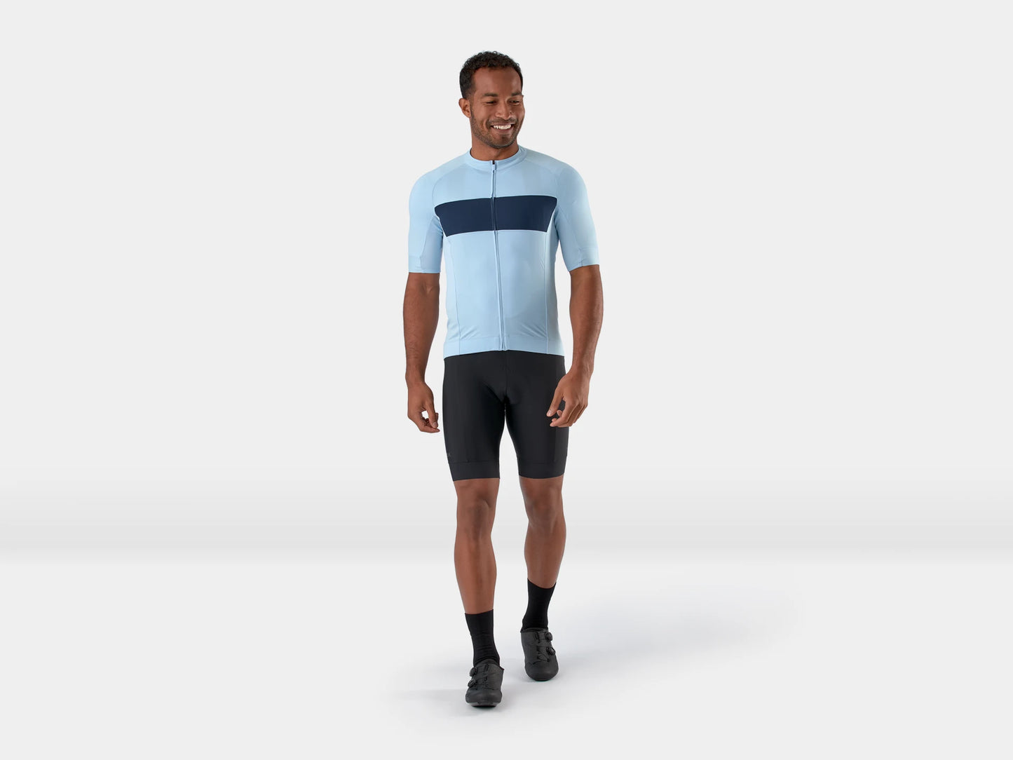 Trek Circuit LTD Cycling Jersey - Dusty Blue/Deep Dark Blue - biket.co.za