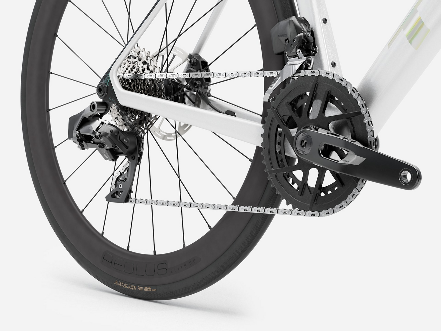 2026 Trek Madone SL 6 AXS Gen 8 - Gloss Crystal White/Matte Deep Smoke - biket.co.za