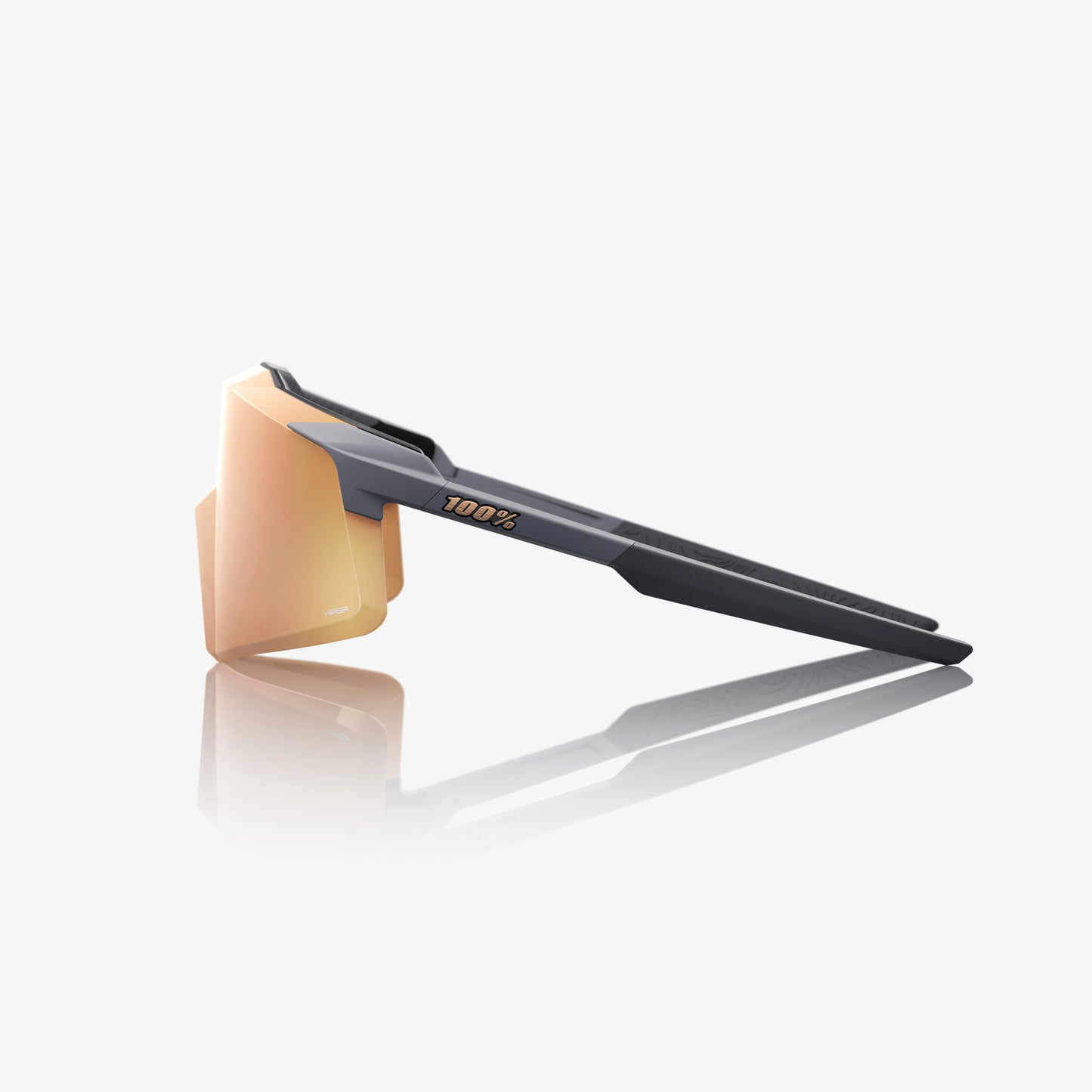 100% AEROCRAFT - Soft Tact Grey - HiPER Copper Mirror - biket.co.za