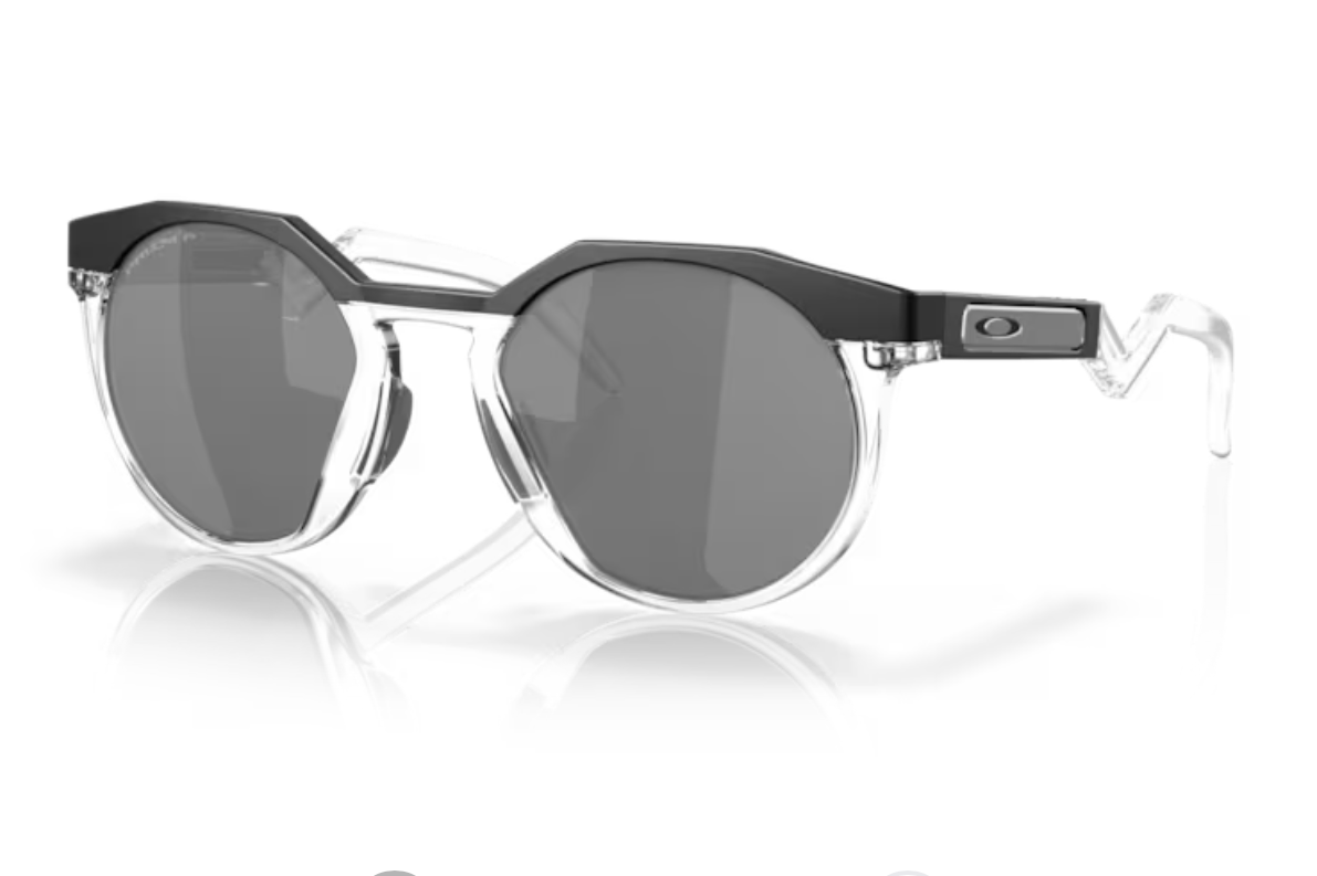 Oakley HSTN Matte Black/Clear- Prizm Black Polarized – biket.co.za