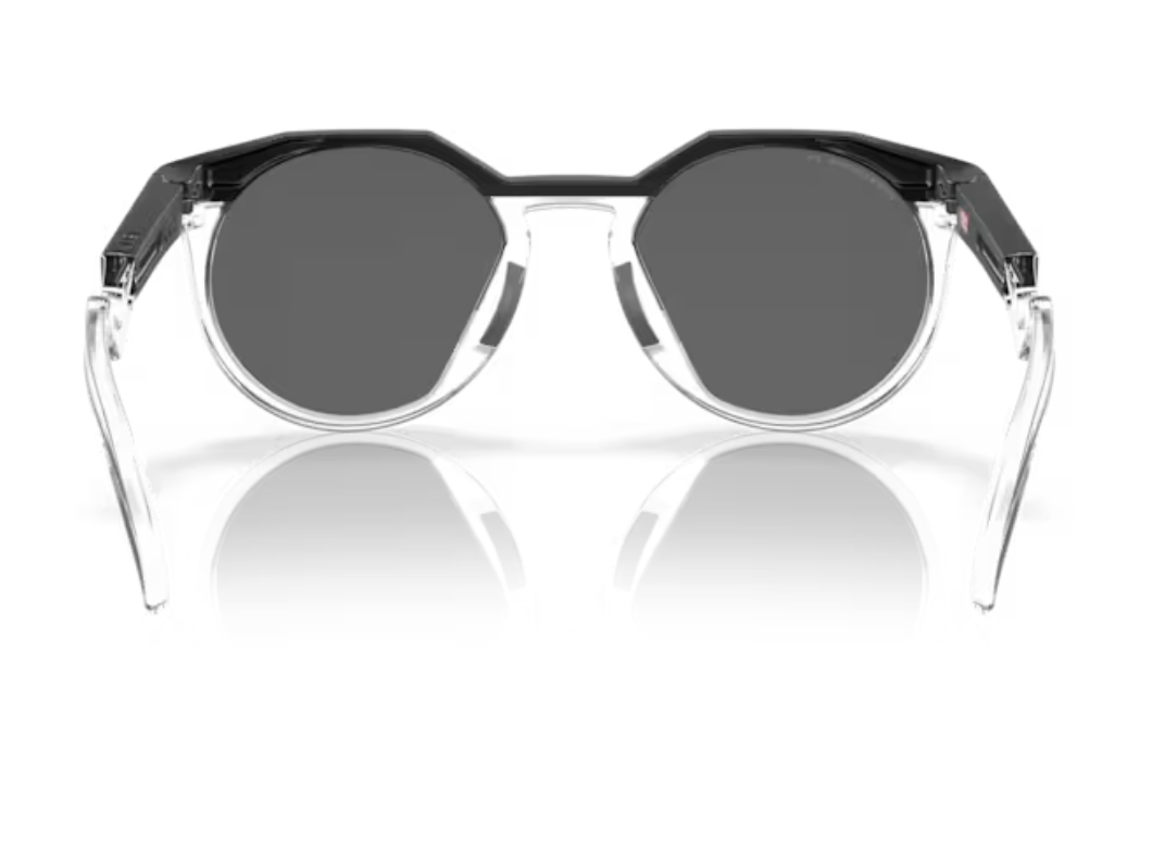 Oakley HSTN Matte Black/Clear- Prizm Black Polarized - biket.co.za