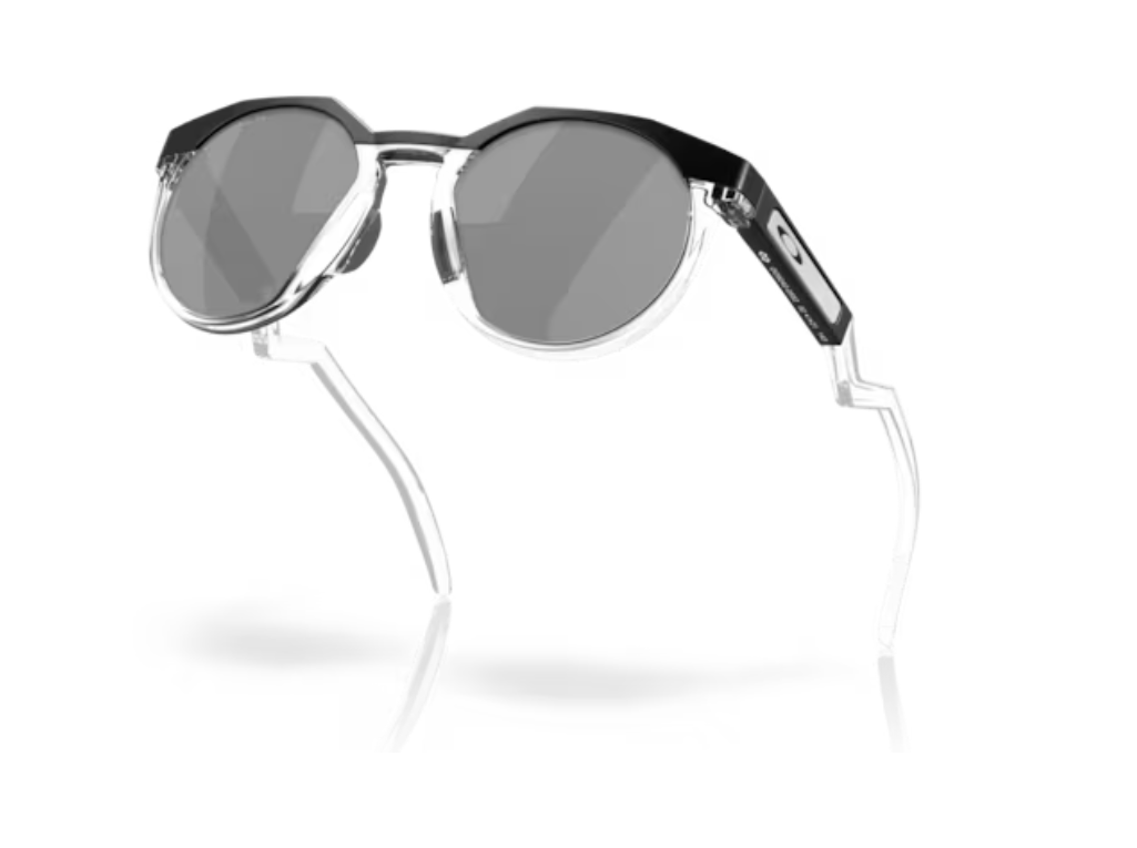 Oakley HSTN Matte Black/Clear- Prizm Black Polarized - biket.co.za