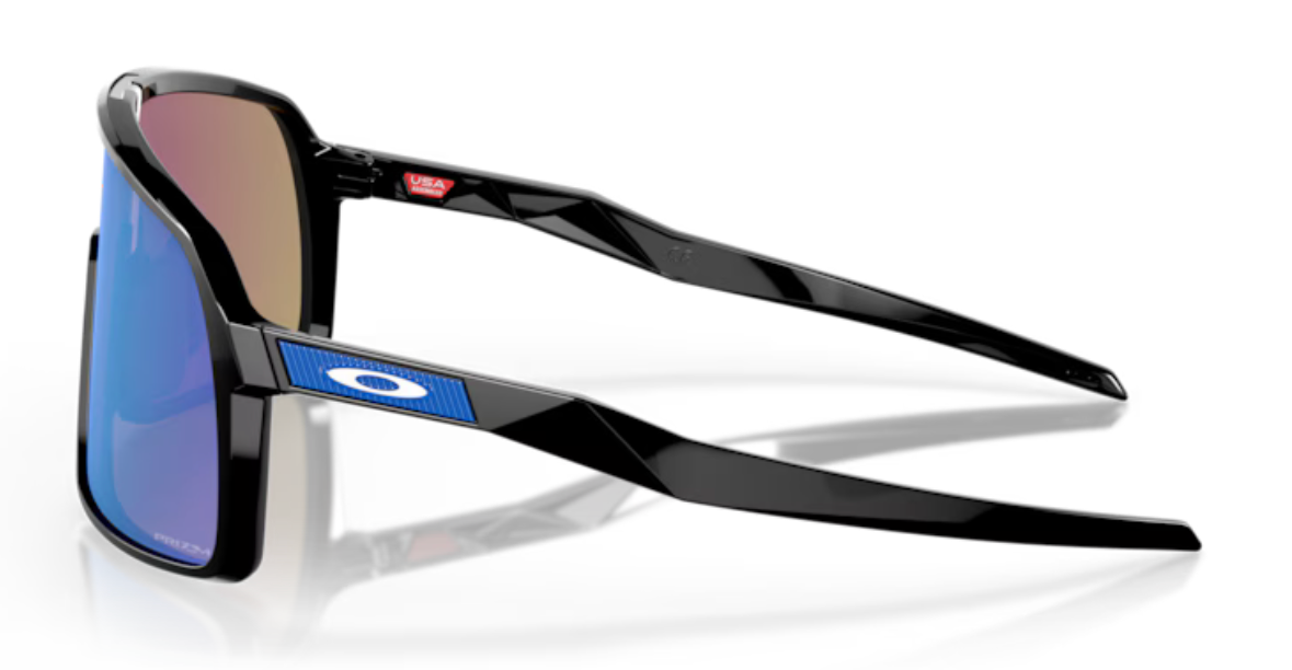 Oakley Sutro Polished Black- Prizm Sapphire - biket.co.za