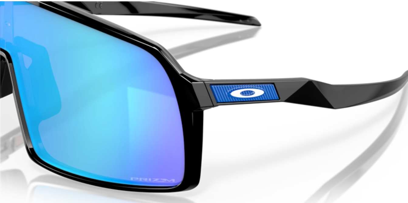 Oakley Sutro Polished Black- Prizm Sapphire - biket.co.za