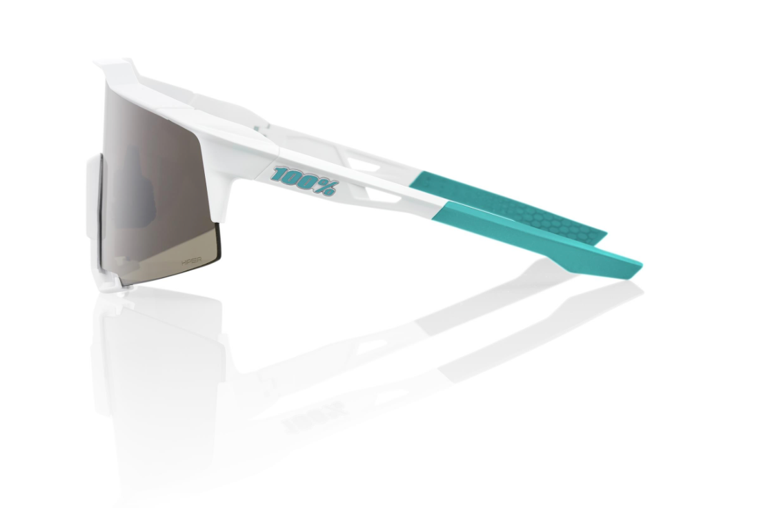 100% Speedcraft - Bora Hans Grohe Team White - HiPER Silver Mirror Lens - biket.co.za