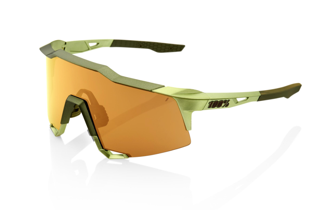 100% Speedcraft - Matte Metalic Viperdae - Bronze Multilayer Mirror Lens - biket.co.za