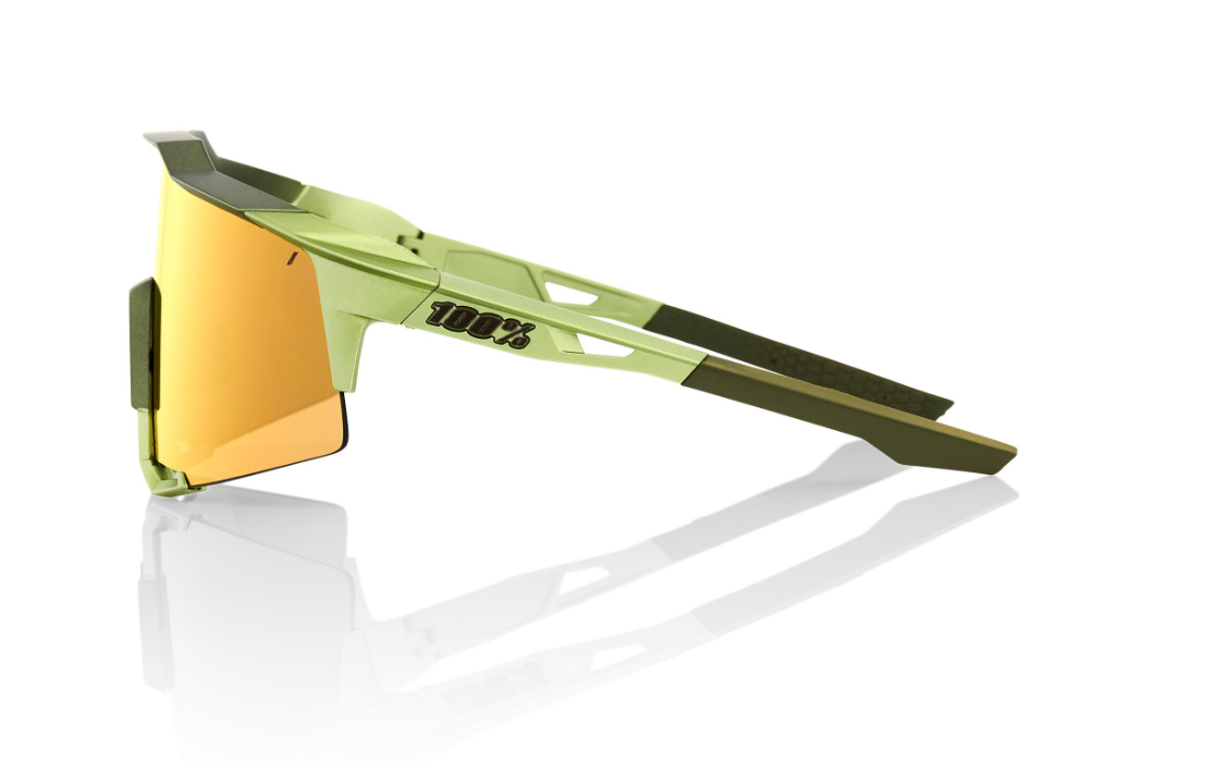 100% Speedcraft - Matte Metalic Viperdae - Bronze Multilayer Mirror Lens - biket.co.za