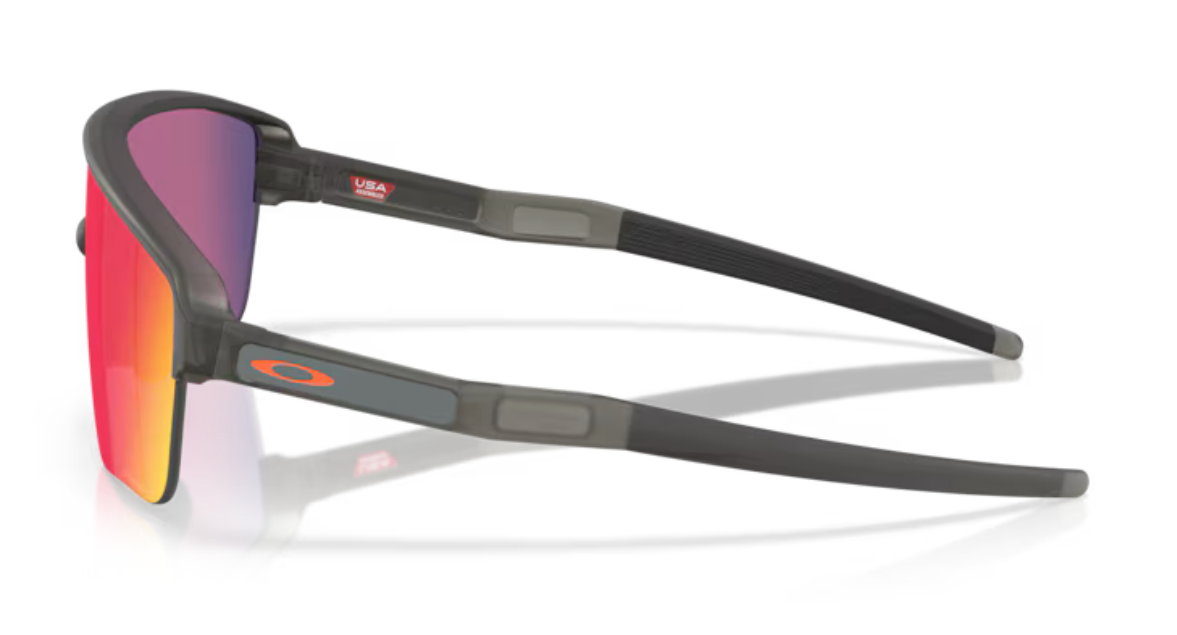Oakley Corridor SQ- Matte Grey Smoke Prizm Road - biket.co.za