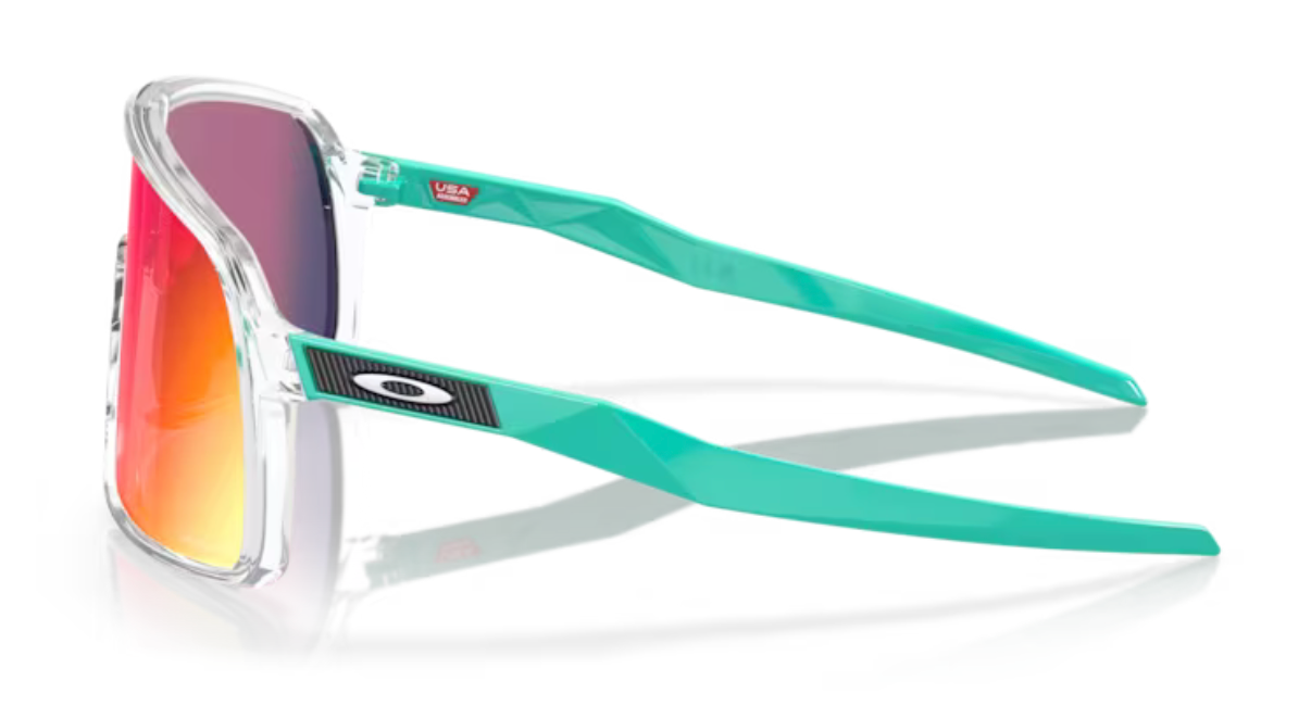 Oakley Sutro- Clear/ Celeste Prizm Road - biket.co.za