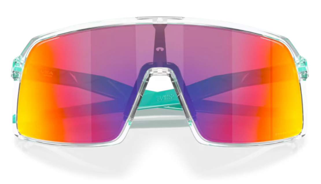 Oakley Sutro- Clear/ Celeste Prizm Road - biket.co.za
