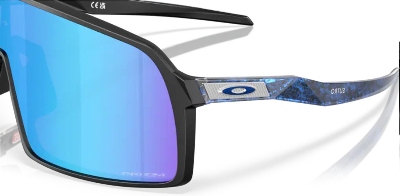 Oakley Sutro- Matte Black/Crystal Blue Prizm Sapphire - biket.co.za