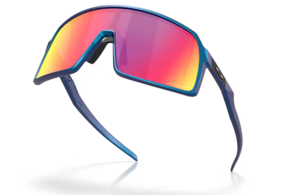 Oakley Sutro- Matte Cyan/ Colourshift Prizm Road - biket.co.za