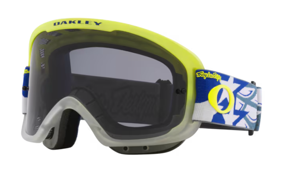 Oakley O frame 2.0 pro mtb- Troy lee designs blue wings - biket.co.za