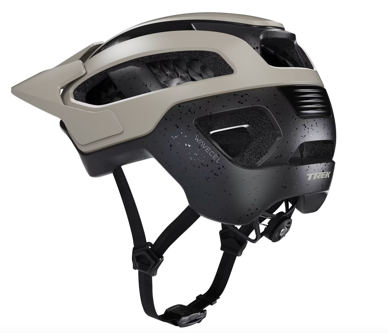 Trek Rally WaveCel Mountain Bike Helmet- Chinchilla/ Black - biket.co.za