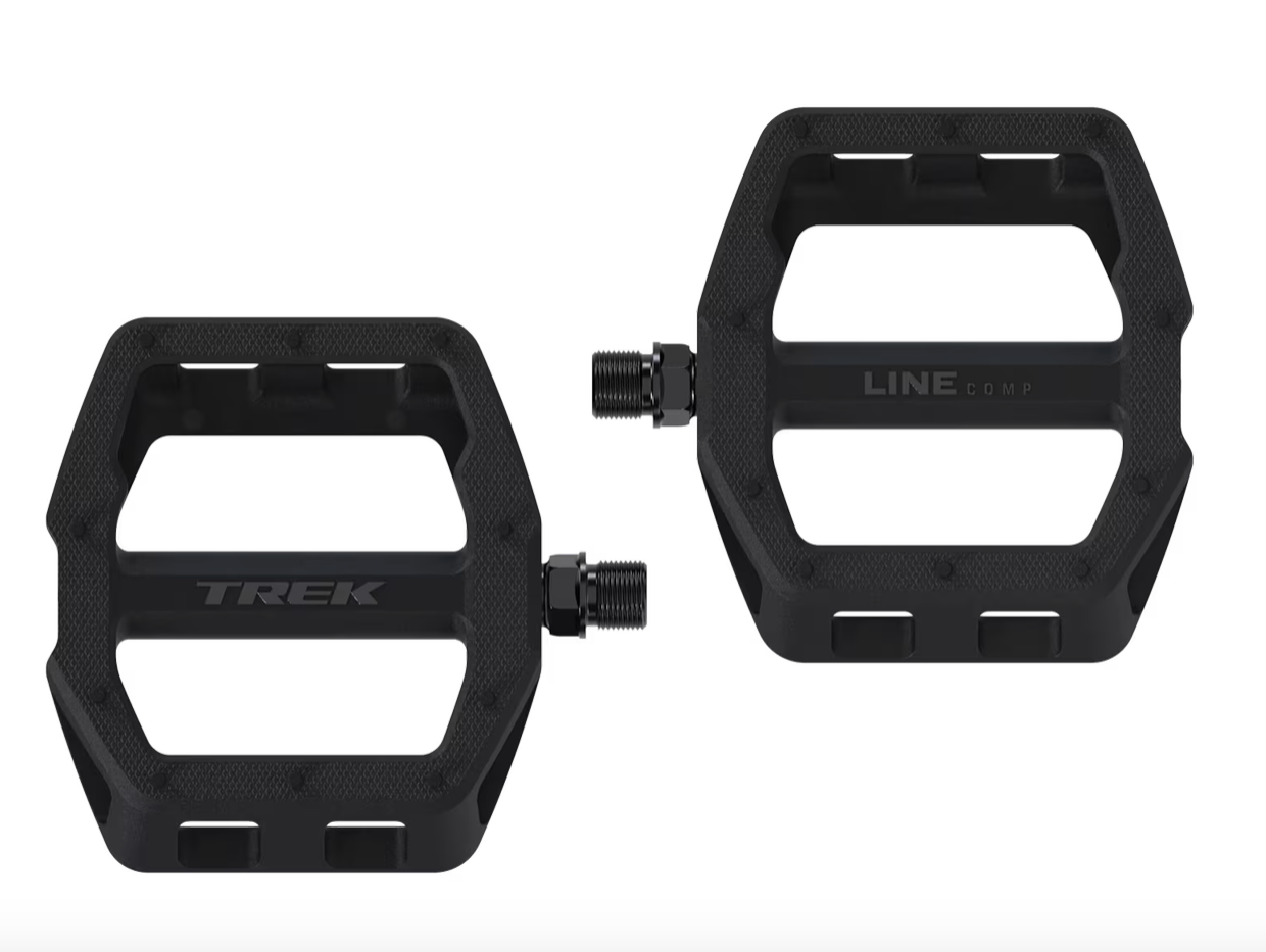 Trek Line Comp Flat Pedal Set- Black - biket.co.za