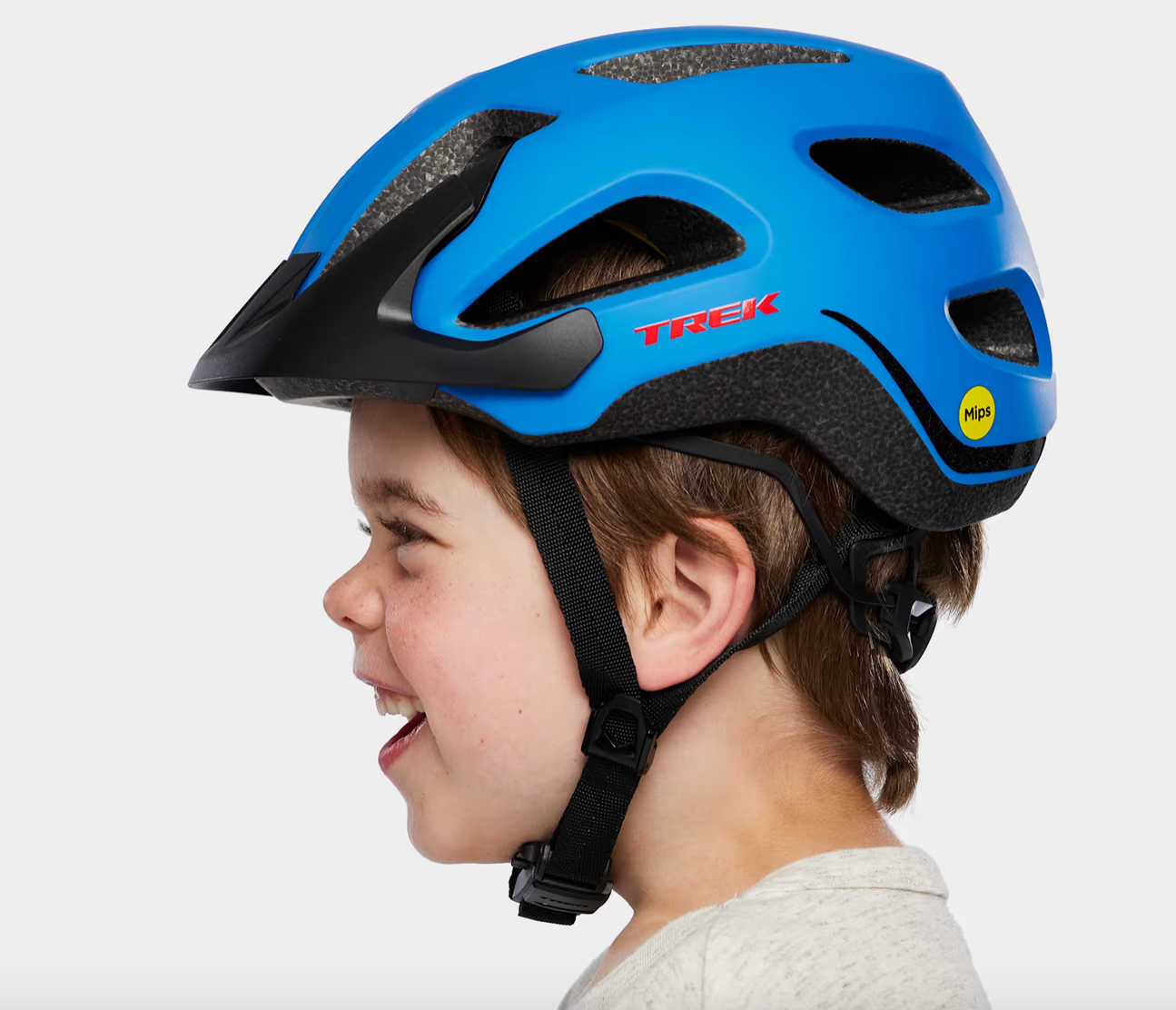 Trek Solstice Mips Youth Bike Helmet - Matte Royal Blue - biket.co.za