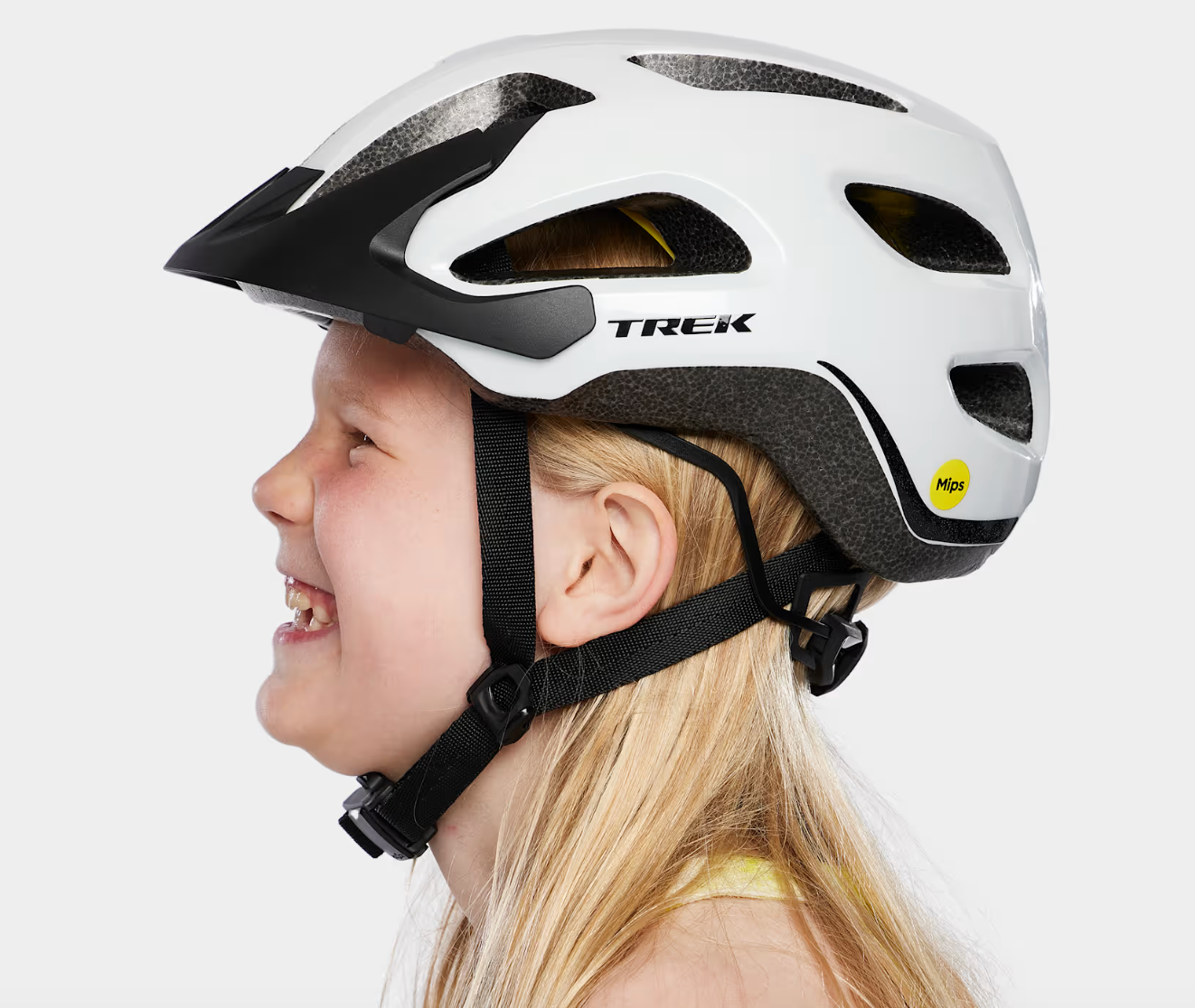 Trek Solstice Mips Youth Bike Helmet- Crystal White - biket.co.za