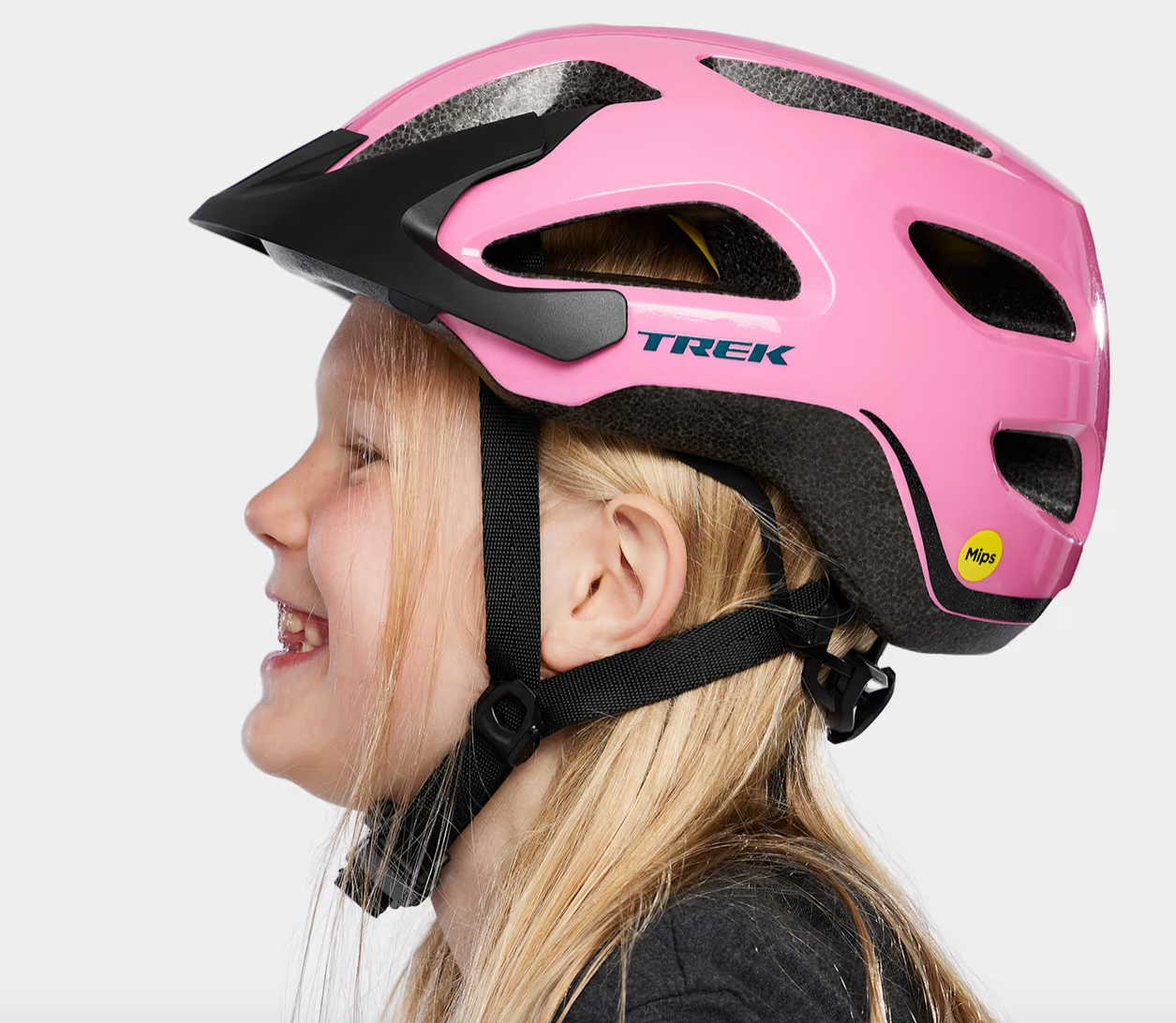 Trek Solstice Mips Youth Bike Helmet- Pink Frosting - biket.co.za