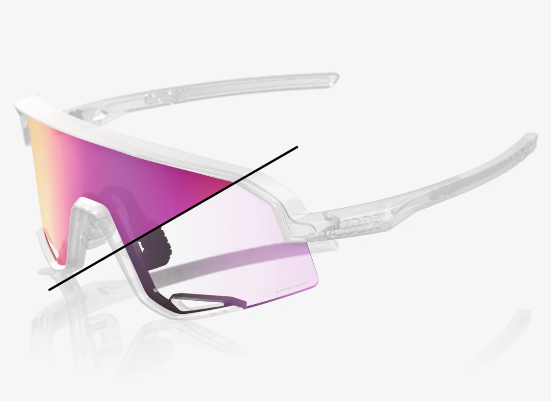 100% SLENDALE Replacement Lens Purple Mirror Photochromic - biket.co.za