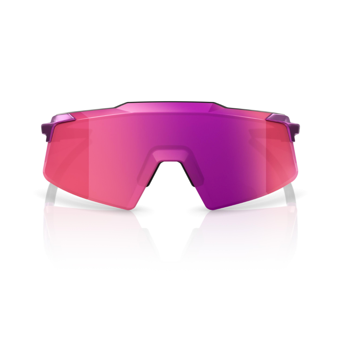 100% Aerocraft - Gloss Purple Chrome - Purple Multilayer Lens - biket.co.za