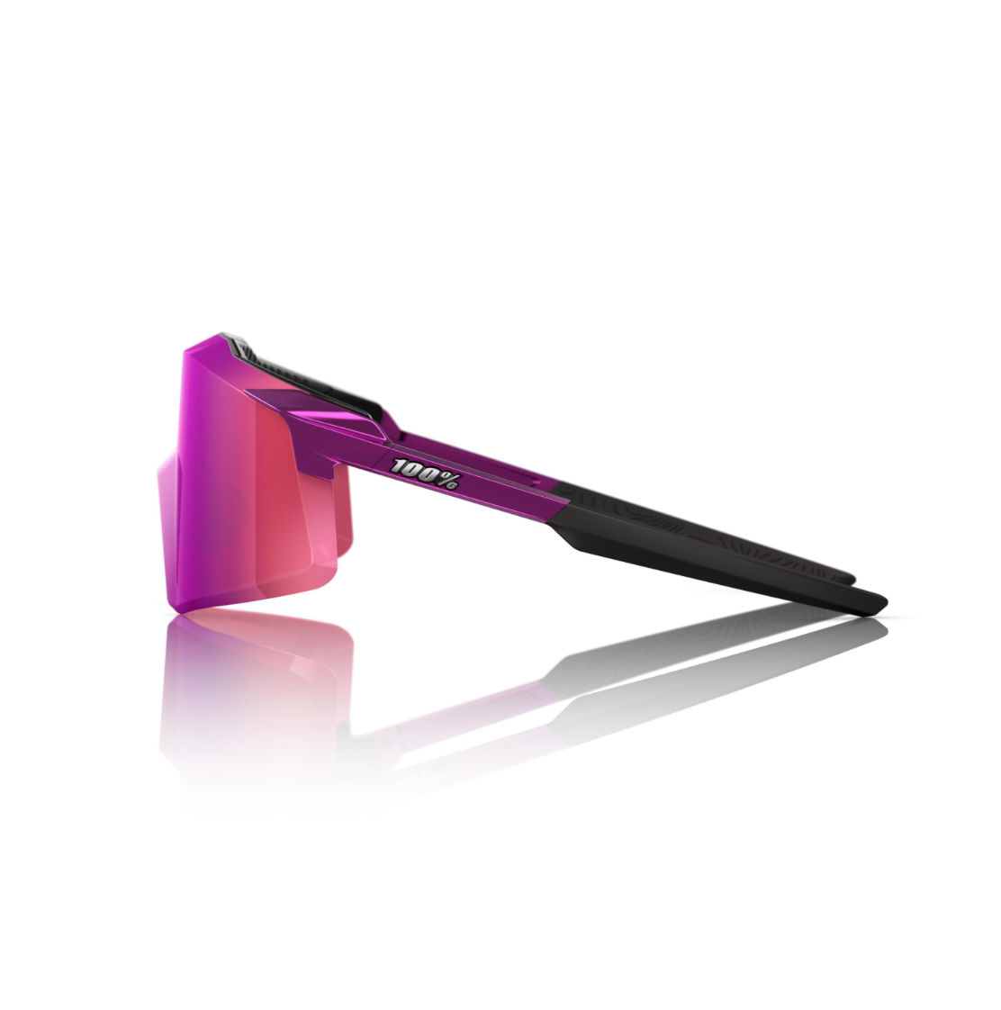100% Aerocraft - Gloss Purple Chrome - Purple Multilayer Lens - biket.co.za