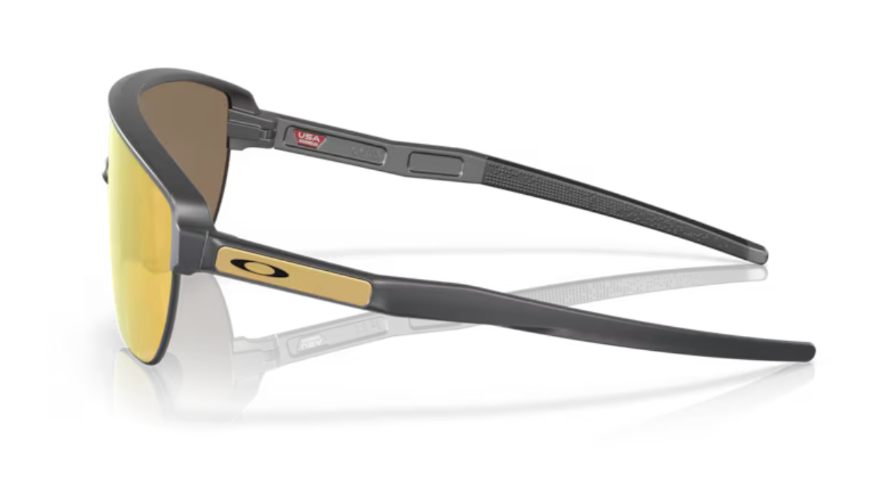 Oakley Corridor- Matte Carbon Prizm 24K - biket.co.za