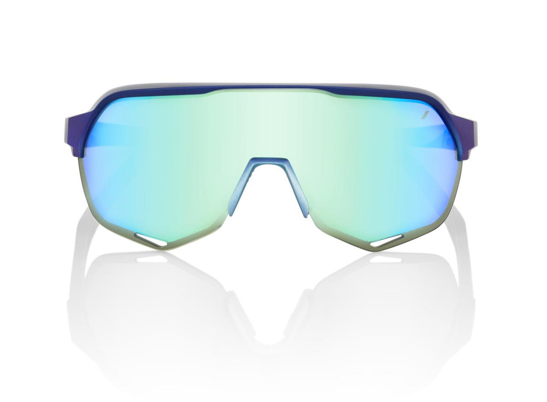 100% S2 - Matte Metallic Into the Fade - Blue Topaz Multilayer Mirror Lens - biket.co.za