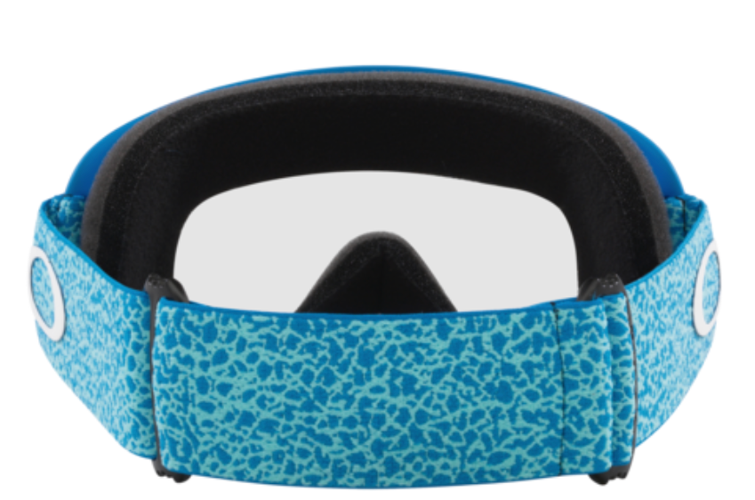 Oakley O Frame MX Goggles- Blue Crackle with Clear lens - biket.co.za
