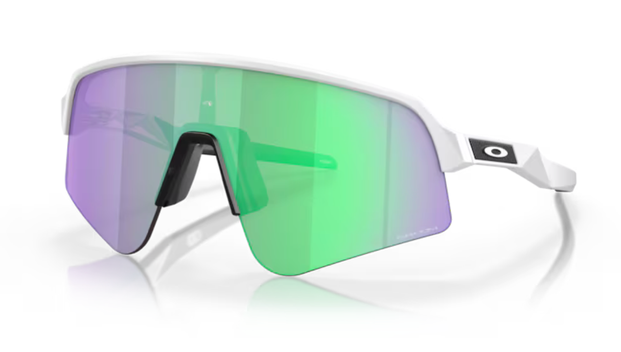 Oakley Sutro Lite Sweep- Matte white Prizm Road Green - biket.co.za