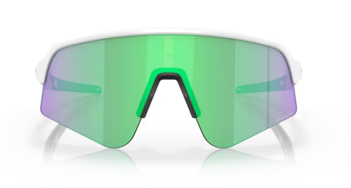 Oakley Sutro Lite Sweep- Matte white Prizm Road Green - biket.co.za