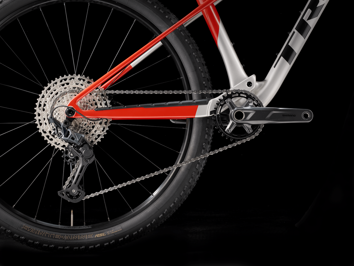 2025 Trek Supercaliber SL 9.6 Gen 2 - Lunar Silver/Lava Red - biket.co.za